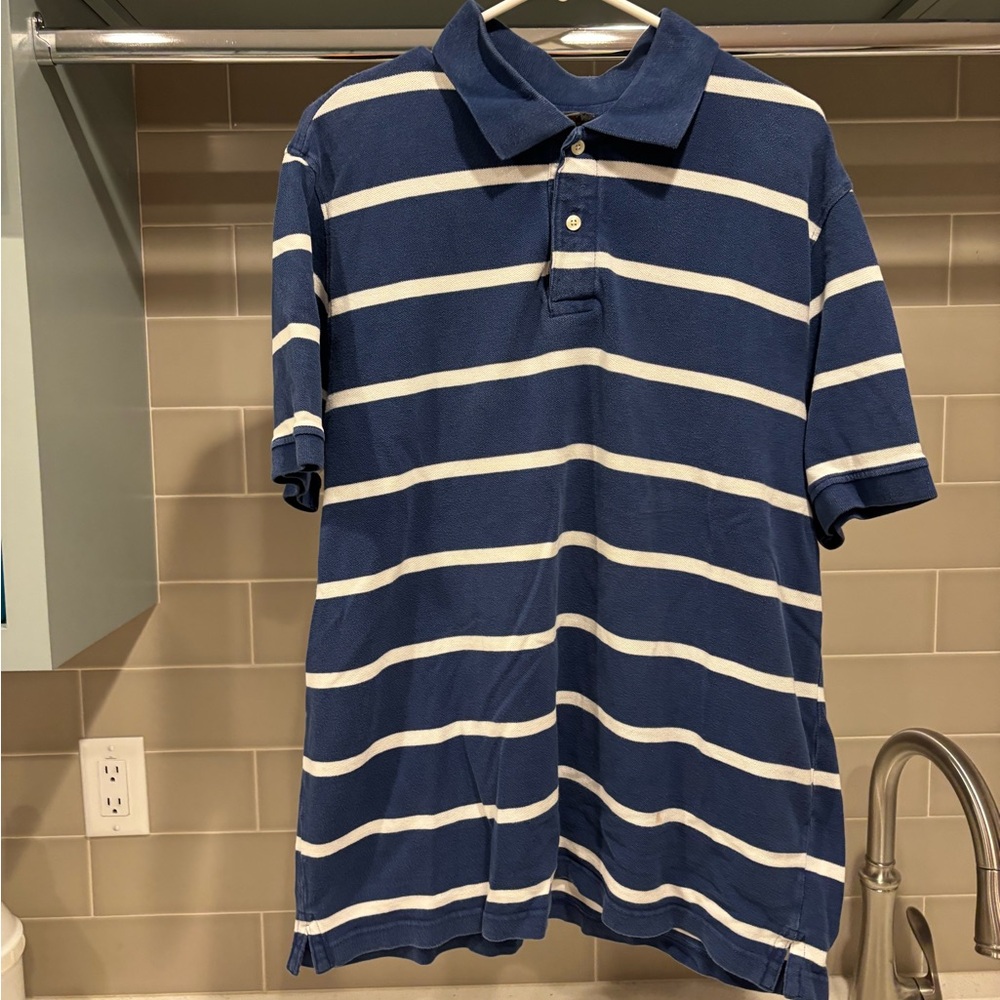 Vintage Cherokee Striped Polo Shirt Size XL